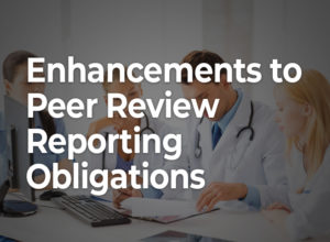 Enhancements to Peer Review Reporting Obligations