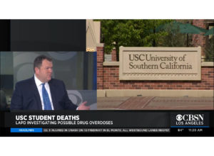 Harry Nelson on CBS News: LAPD Investigating Possible Drug Overdoses