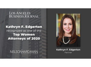 Kathryn F. Edgerton named one of Los Angeles' Top Women Attorneys